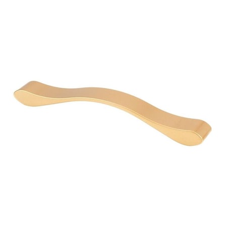 Gan Eden 160 mm Wave Cabinet Pull - Matte Brass - 7.5 in. GA3240331
